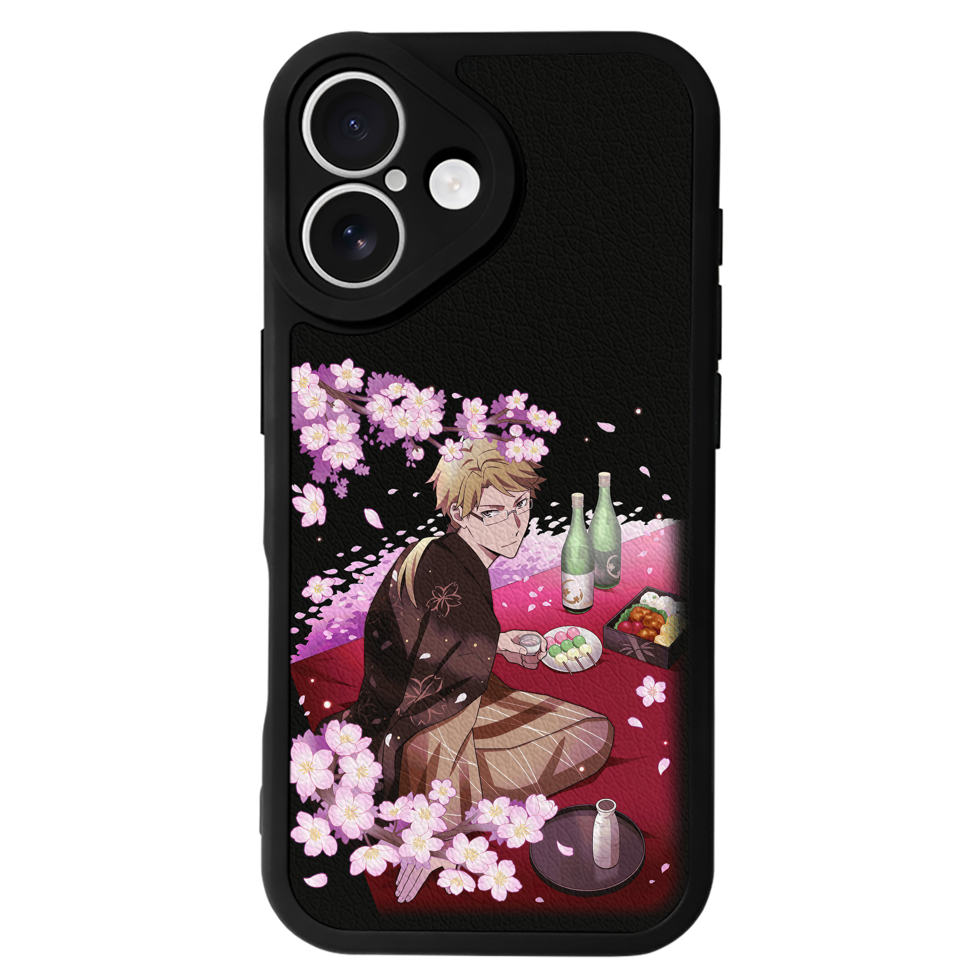 （画像用） 文豪ストレイドッグス Bungo Stray Dogs 【iPhone 16シリーズ対応】シリコンスマホケース（レザー調） 材質：シリコン